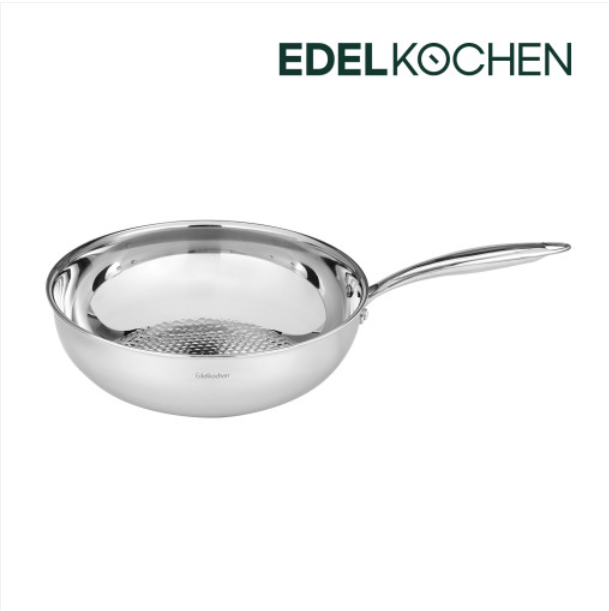 Chảo sâu lòng Edelkochen New Coco 3 lớp không xi 28cm (28 x 9.0)