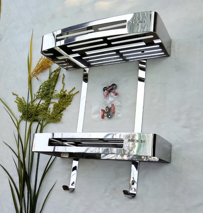 Kệ inox 2 tầng Kibath 806AB