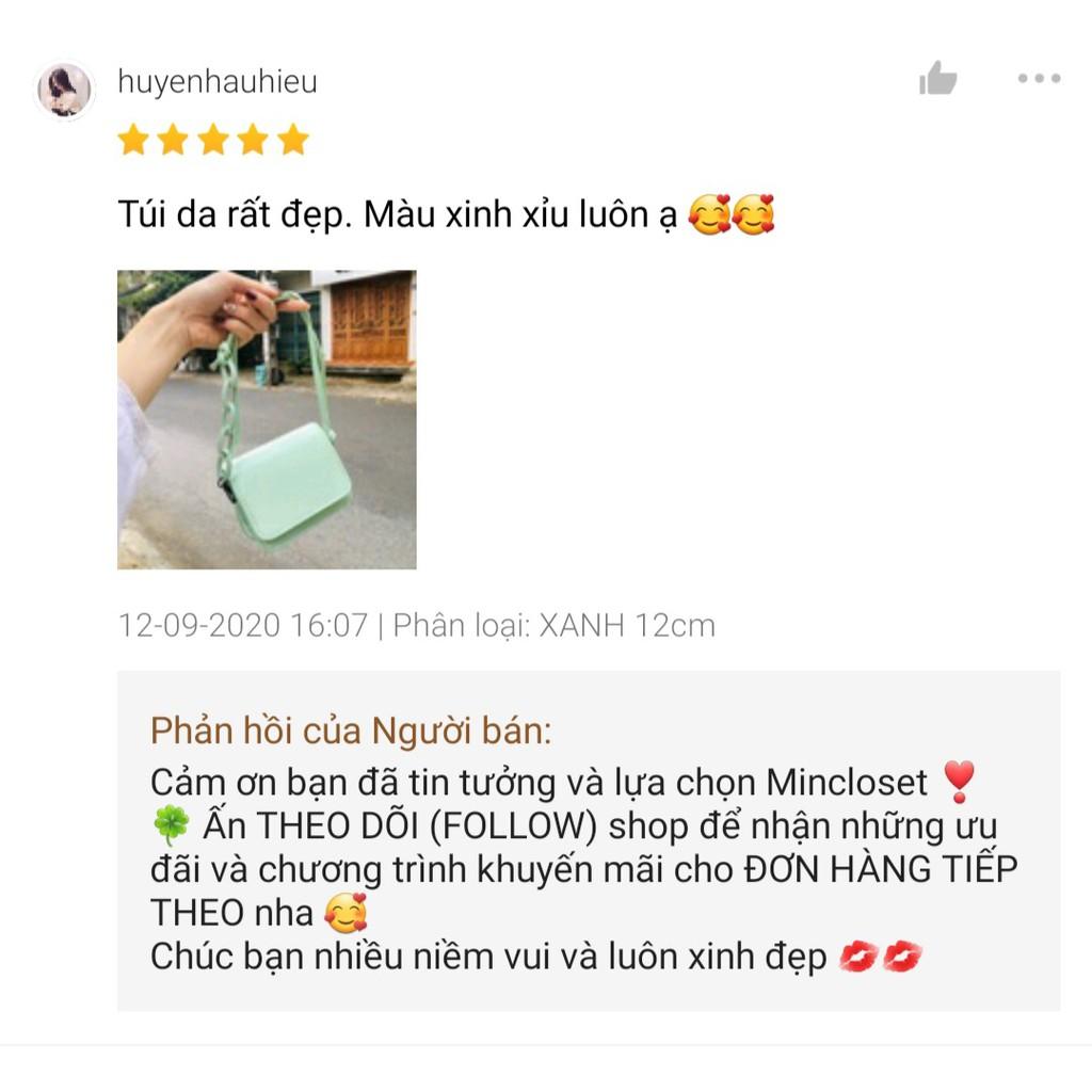 50K Túi đeo chéo nữ dây pha xích mini