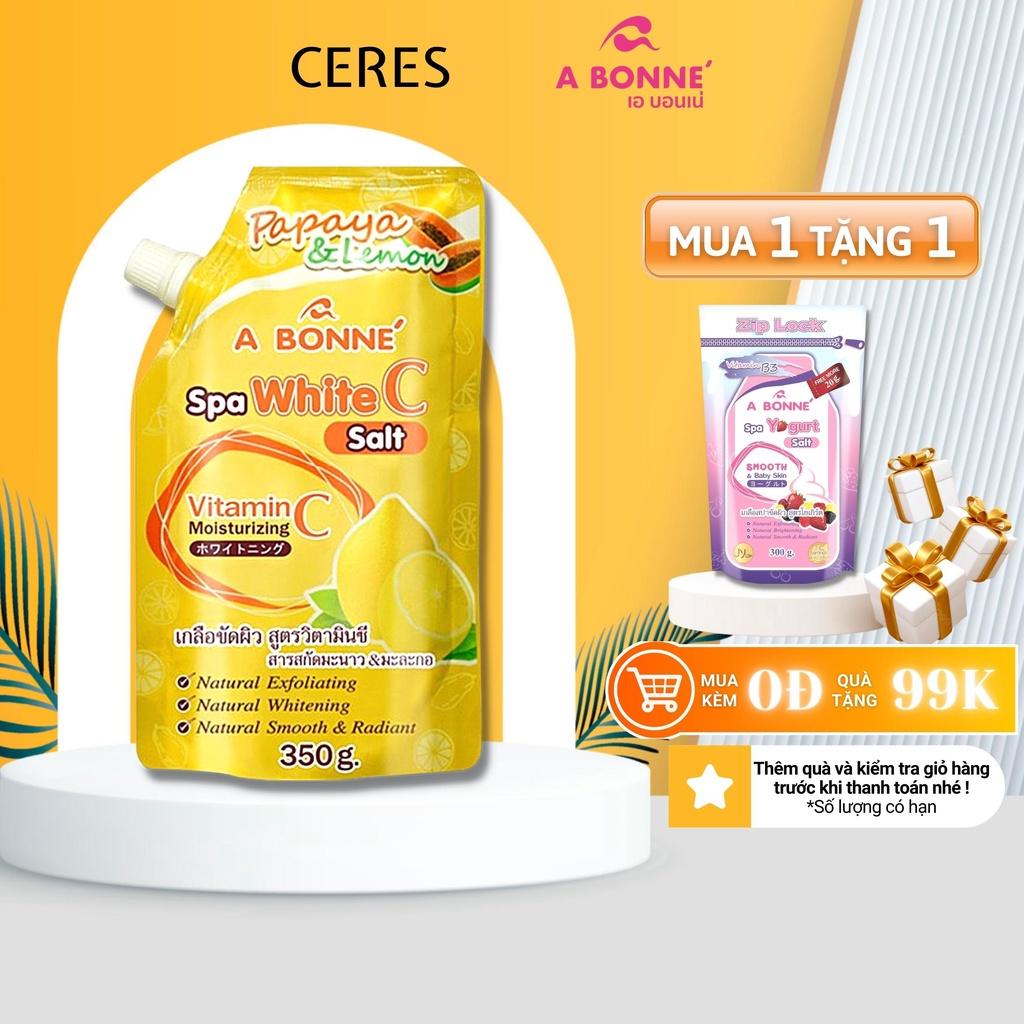 Muối Tắm Sữa Bò A Bonne Vitamin C - Tẩy Tế Bào Da Chết Body Thái Lan 350gr