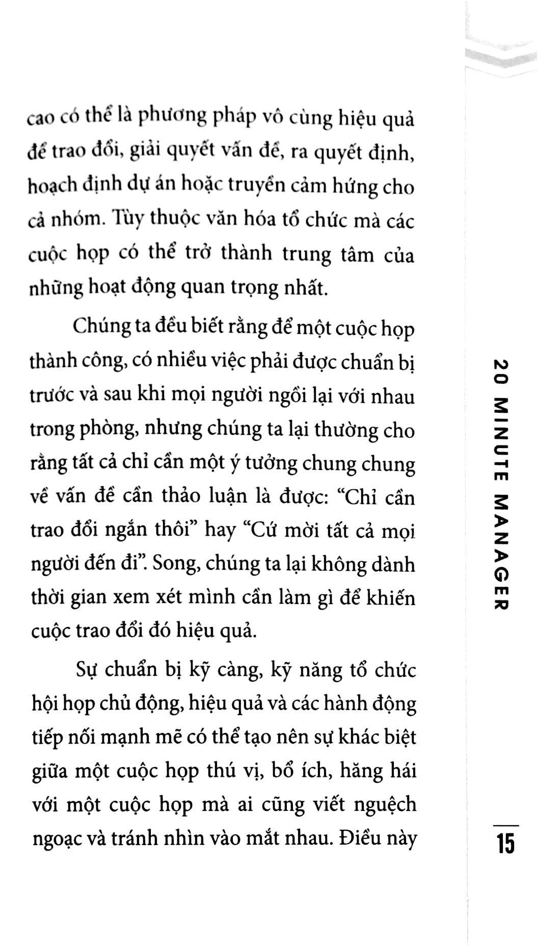 20 Phút Hội Họp Hiệu Quả (20 Minute Manager)