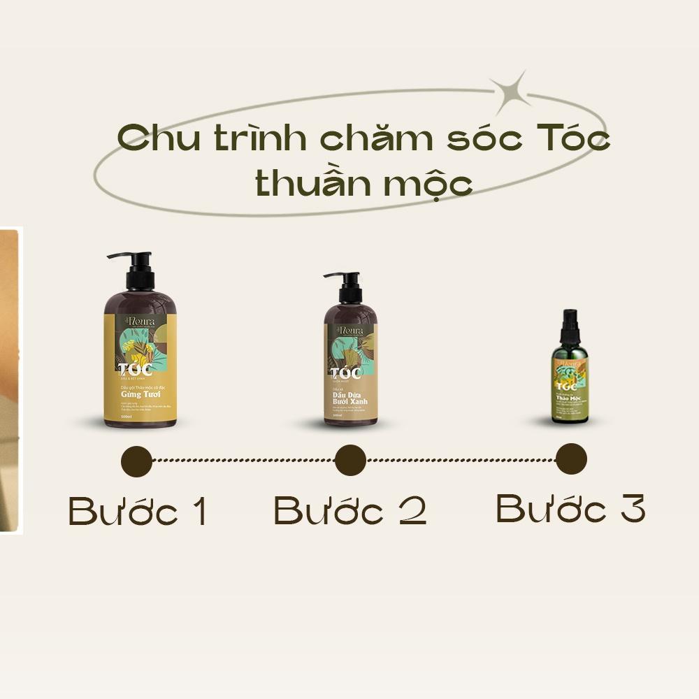 Dầu Gội Gừng Tươi Thảo Mộc The Fleura Cho Tóc Dầu Giúp Mượt Tóc Ngăn Gàu Giảm Rụng Tóc Hỗ Trợ Mọc Tóc