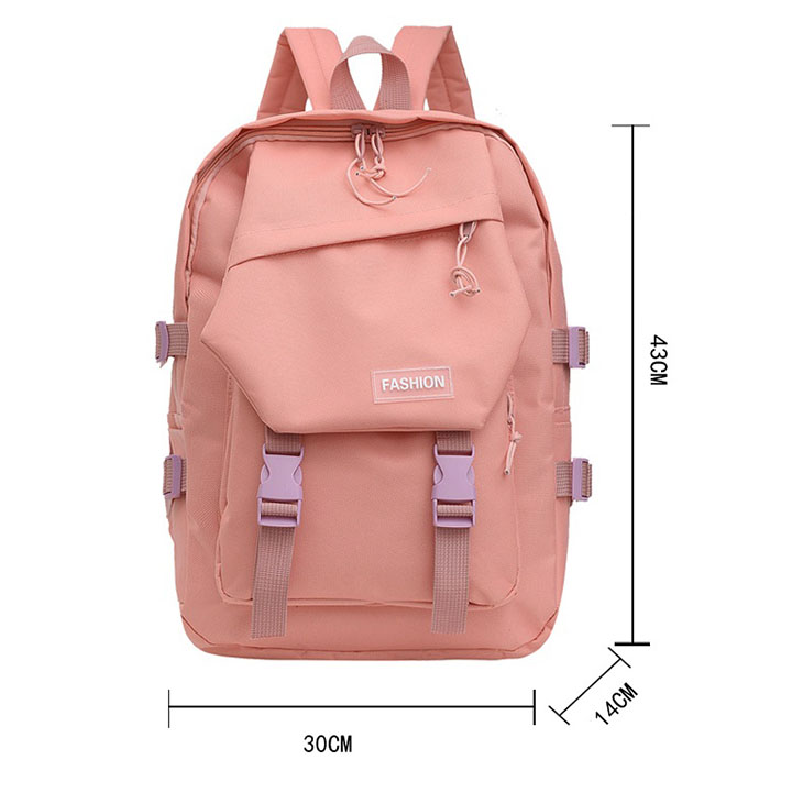 Balo FASHION đi học,chơi, du lịch, cặp sách học sinh cấp 2,3 cho nam nữ nhiều ngăn lớn size 43cm BALO-43