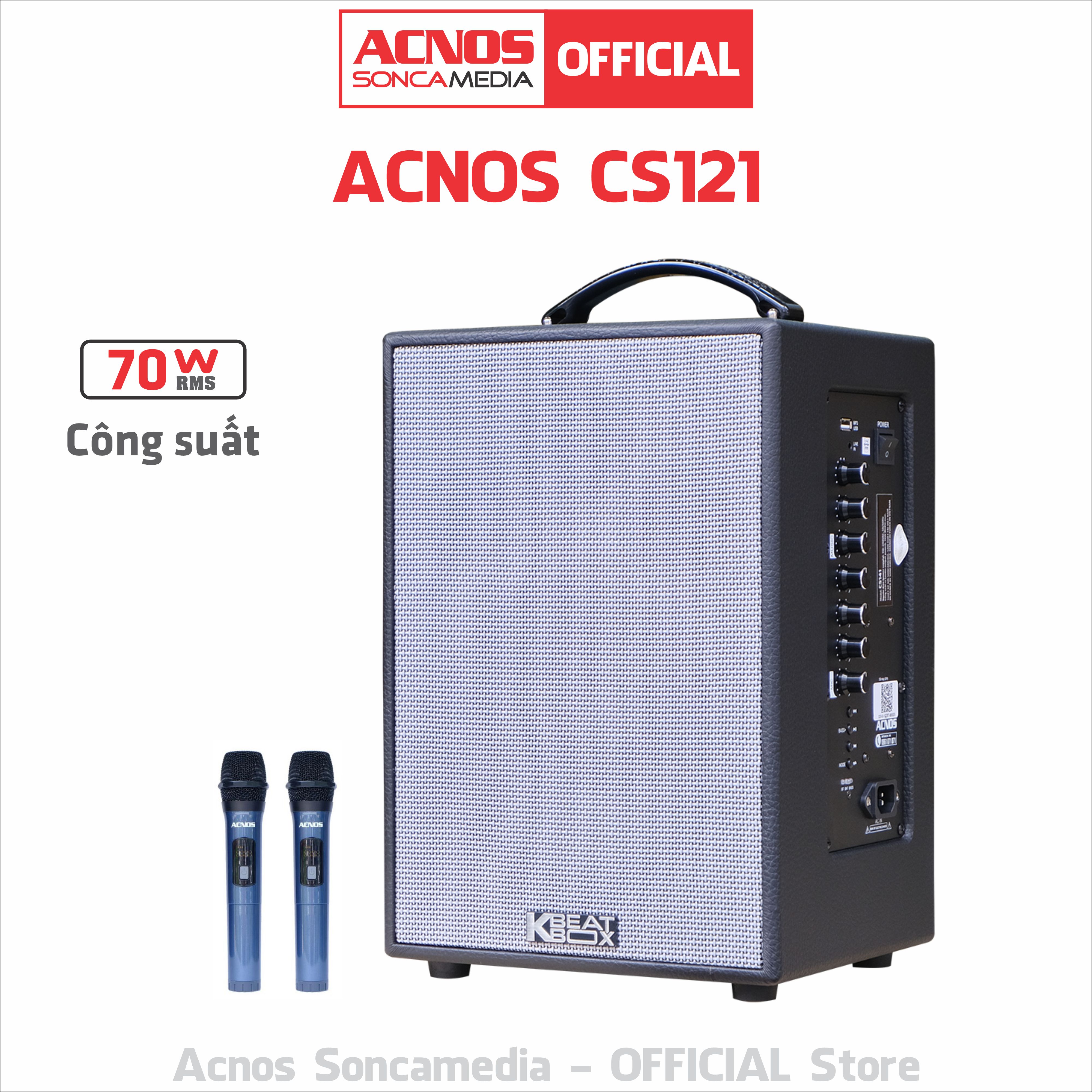 Dàn âm thanh di động xách tay ACNOS CS121