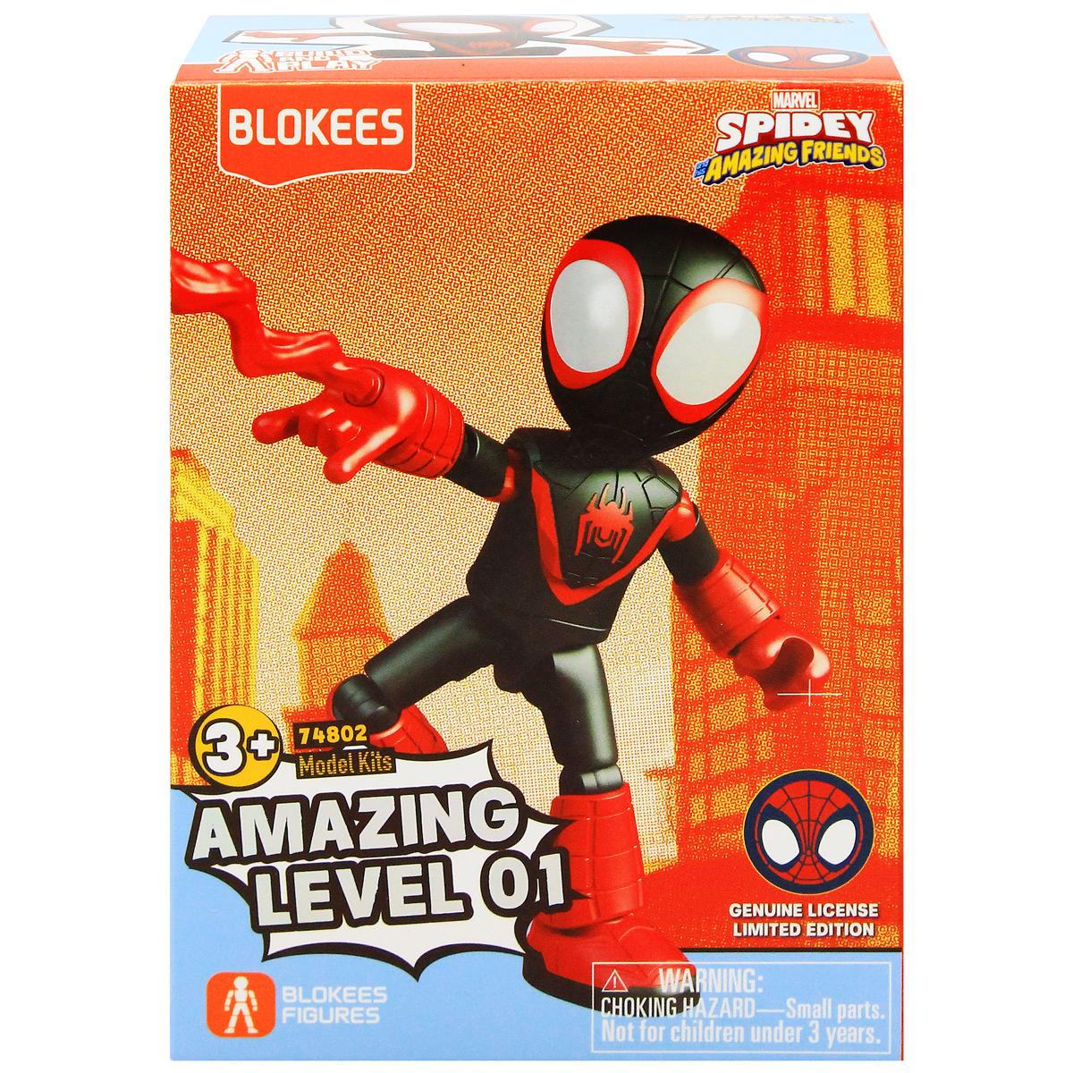 Đồ Chơi Lắp Ráp Mô Hình Marvel Spidey - AL01 Miles - Blokees 74802