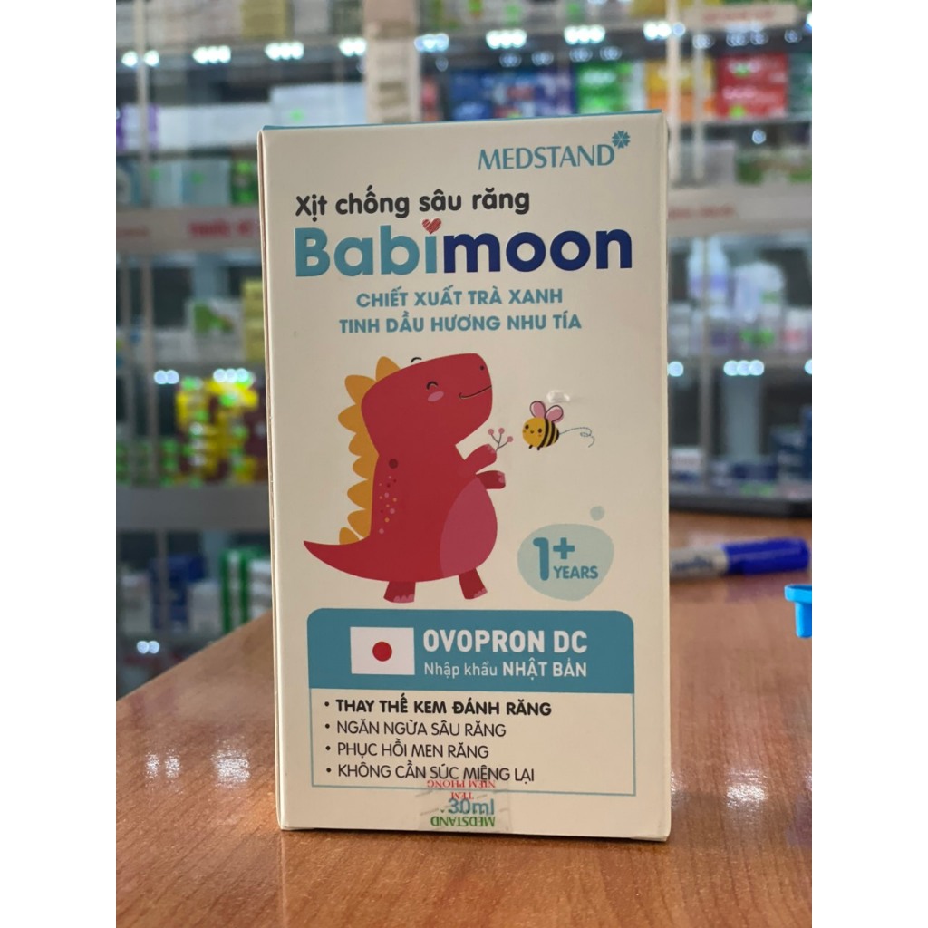 Xịt chống sâu răng Babimoon 30ml dành cho bé từ 12 tháng tuổi