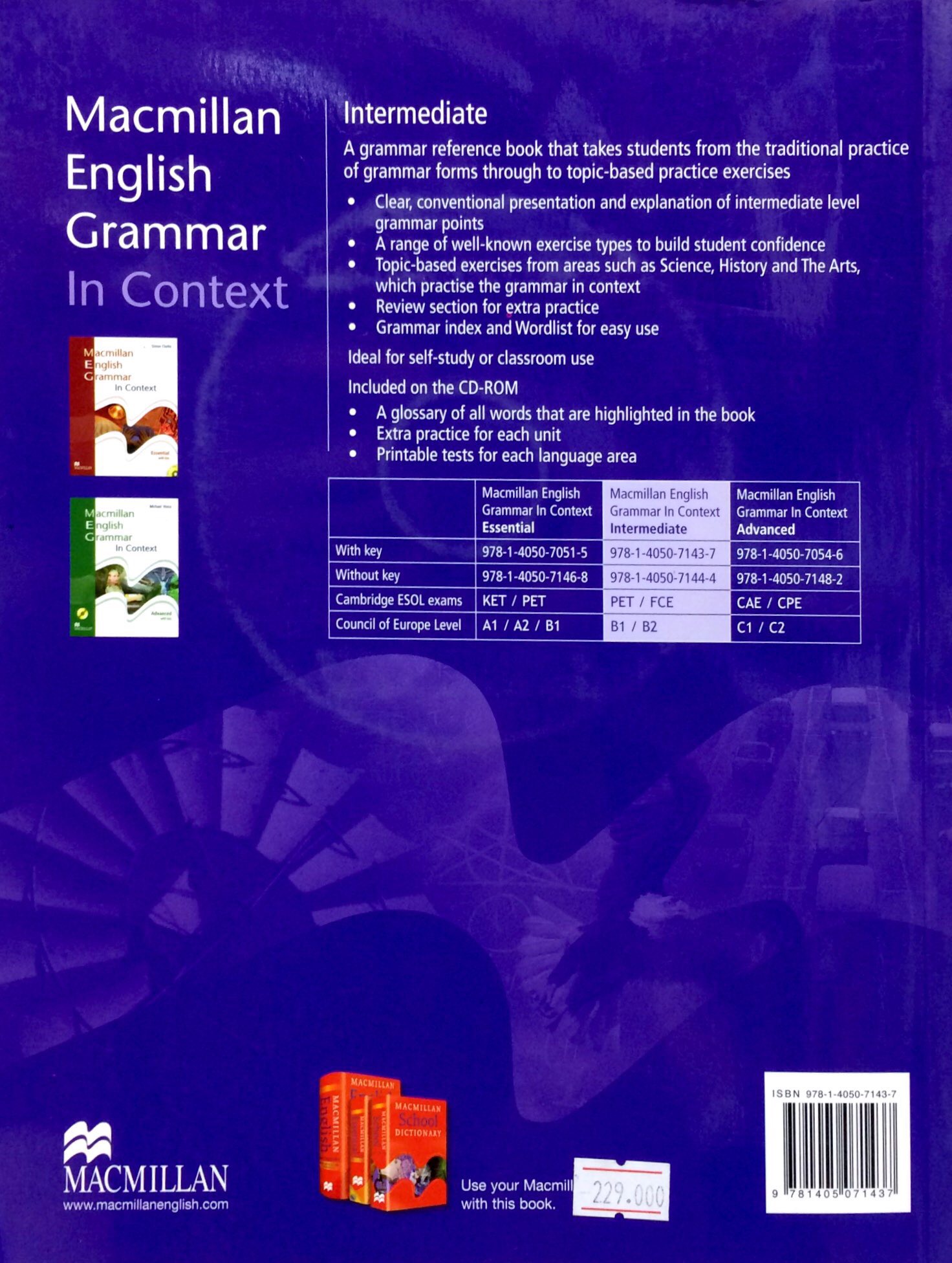 MML English Grammar in Context - Int W/key