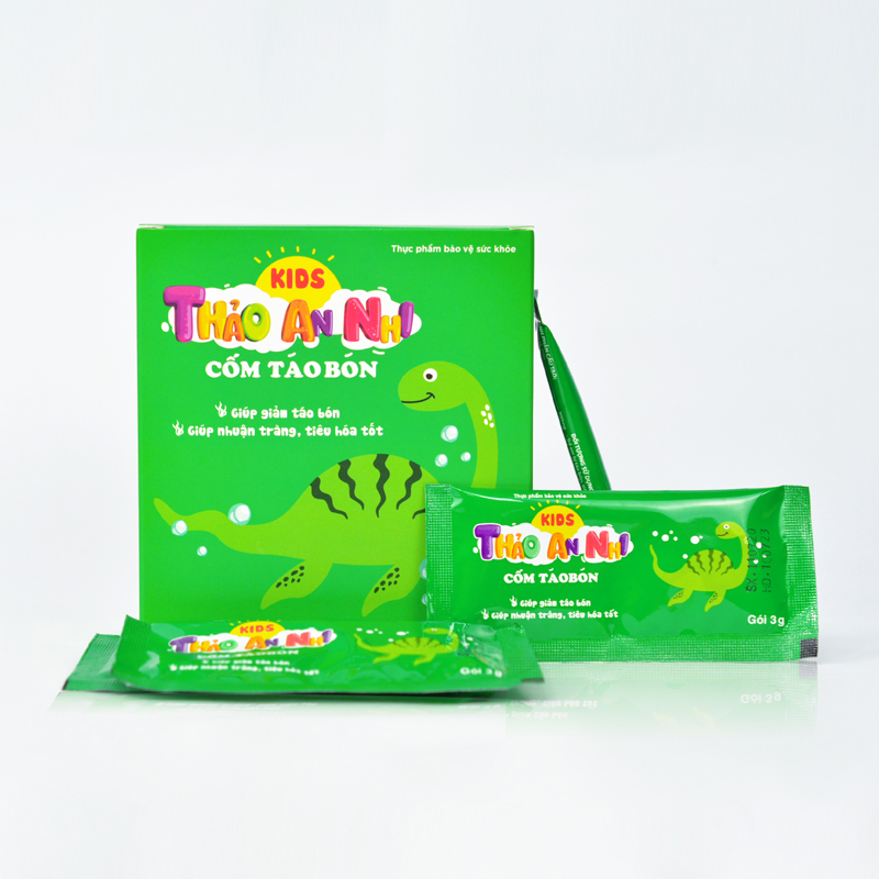 Cốm táo bón KIDS THẢO AN NHI - Giải pháp nhuận tràng, giảm táo bón cho trẻ -