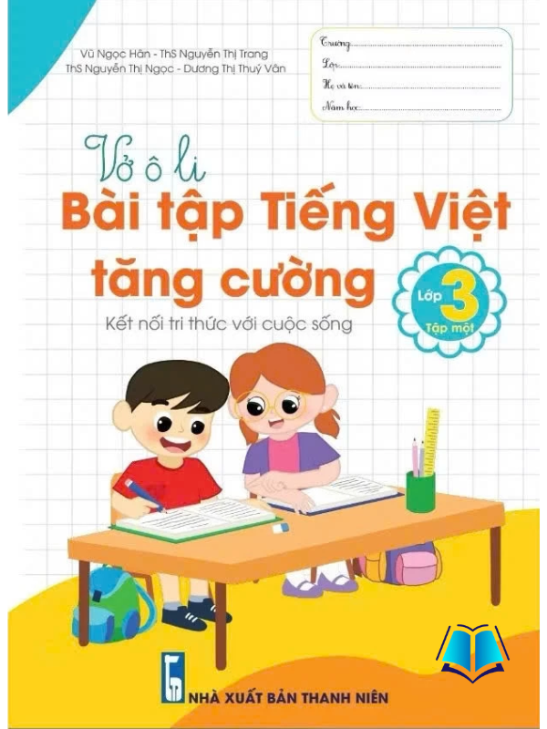 Sách - Vở ô li Bài Tập Tiếng Việt Tăng Cường Lớp 3 - Kết Nối