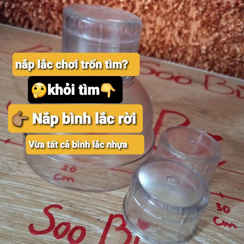 Nắp bình lắc nhựa, dụng cụ pha chế
