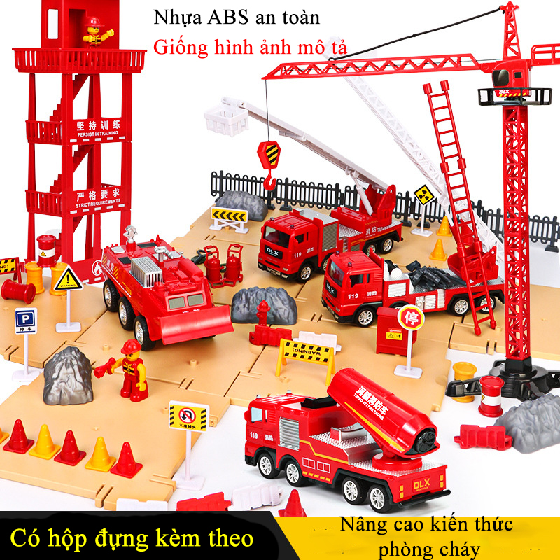 Tuyển tập bộ đồ chơi mô hình KAVY No.8810 cho bé gồm nhiều chủ đề xây dựng, cảng biển, cứu hỏa, quân sự ( nhựa ABS an toàn cho người sử dụng) có hộp đựng