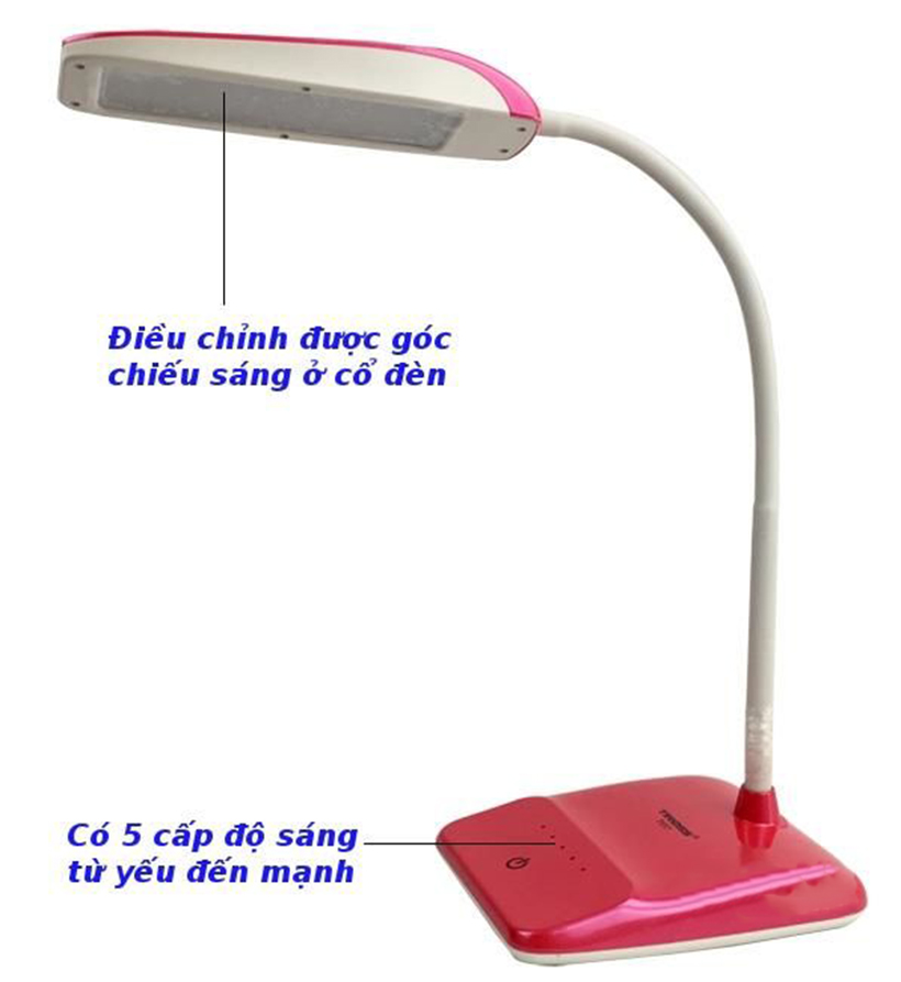 Đèn bàn LED chống cận 6W Tiross TS57 - Giao màu ngẫu nhiên - Hàng chính hãng