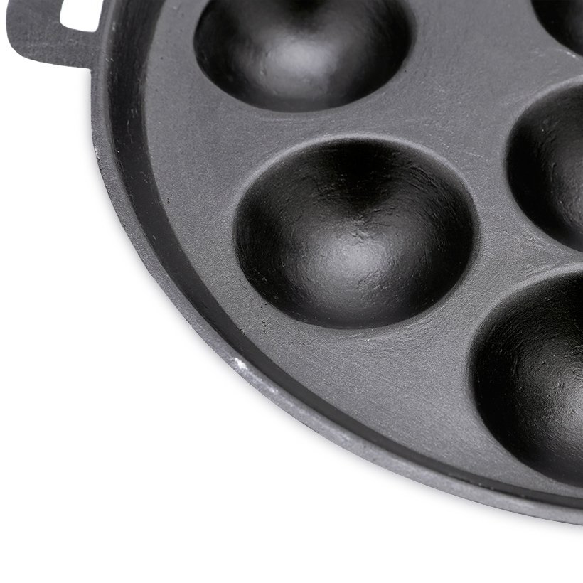 Khuôn Đổ Bánh Khọt 10 Lỗ Có Nắp Đậy