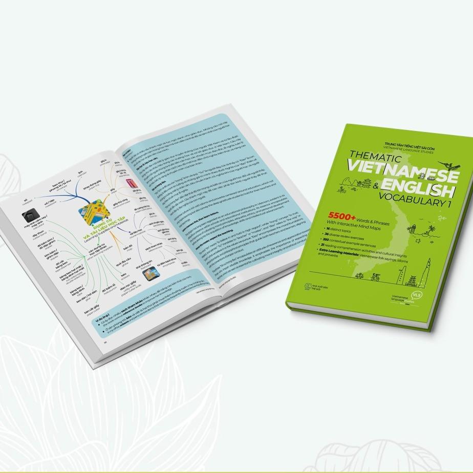 Combo/Lẻ Sách Thematic Vietnamese & English Vocabulary 1+2 - Alpha Books (SDV) - ảnh 3