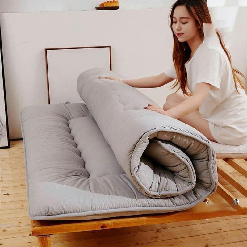 ĐỆM BÔNG TRẢI SÀN, NỆM NHẬT GẤP GỌN, TOPPER HÀNG XUẤT XỊN KÍCH THƯỚC 1M/1M2/1M4/1M6/1M8X2M