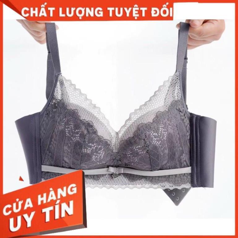 Bộ Đồ Lót Nữ Đệm Dày Thông Hơi Không Gọng Phối Ren Cao Cấp 655