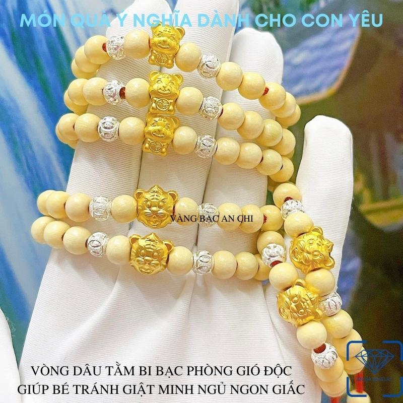 Vòng dâu tằm cho bé giúp bé ngủ tránh giật mình,Anchi jewelry