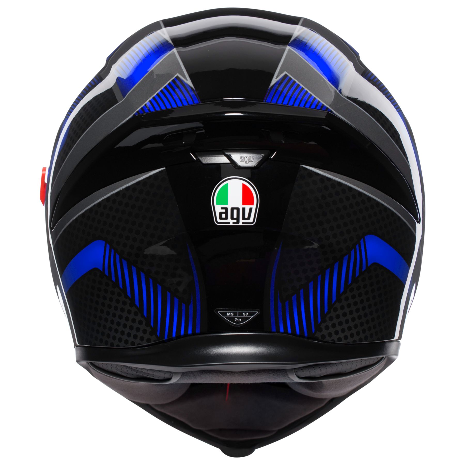 Nón Bảo Hiểm Fullface - AGV K-5 S HURRICANE 2.0 BLACK/BLUE - Hàng Nhập Khẩu Thương Hiệu Ý