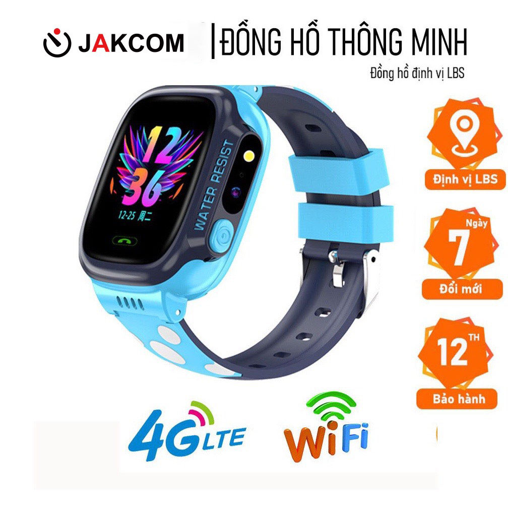 Đồng hồ thông minh trẻ em JAKCOM J882 nghe gọi 2 chiều - Định vị - PIN 680 mAh - Ngôn Ngữ Tiếng Việt - Hàng Chính Hãng