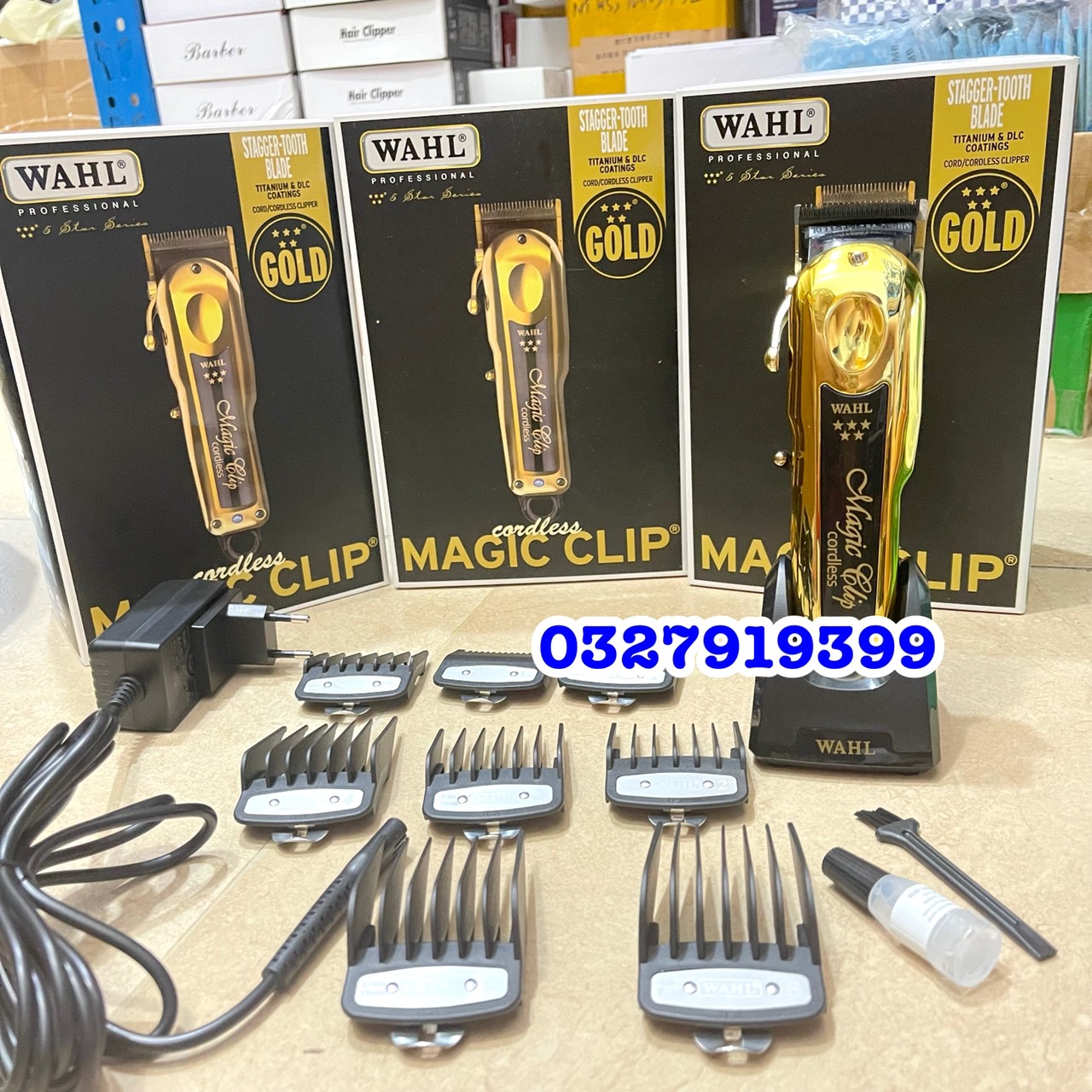 Tông đơ cắt tóc WAHLL Magic Gold - lưỡi kép