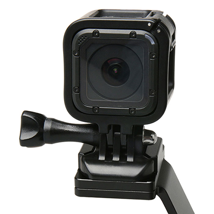 Miếng Thép CNC Gắn Gopro, SJcam Vào Chân Gương - Hàng Nhập Khẩu