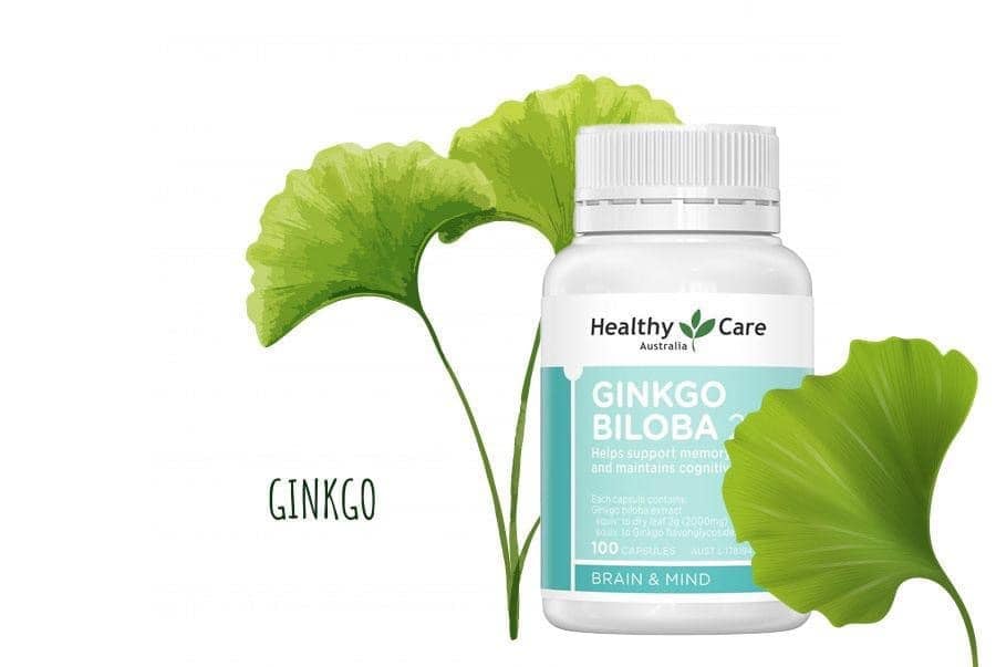 Bổ não Úc Healthy Care Ginkgo Biloba 2000, Giúp tăng tuần hoàn máu não, Cải thiện chức năng nhận thức, Trí nhớ, Giúp an thần và Giảm Stress - QuaTangMe Extaste