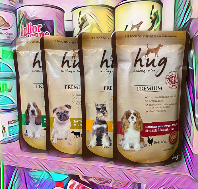 PATE HUG DÀNH CHO CHÓ DẠNG LON 400G - TÚI 120G (Vị ngẫu nhiên)