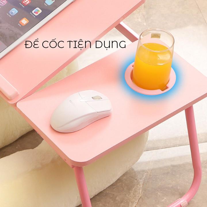 Bàn laptop đa năng, bàn học bệt tùy chỉnh góc độ đa năng phù hợp cho học sinh sinh viên - Hàng chính hãng