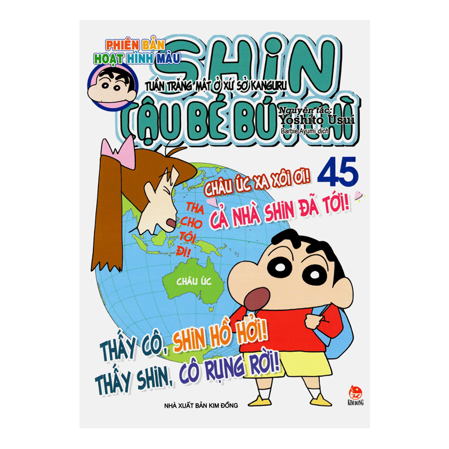 Shin Cậu Bé Bút Chì - Phiên Bản Hoạt Hình Màu: Tuần Trăng Mật Ở Xứ Sở Kanguru Tập 45