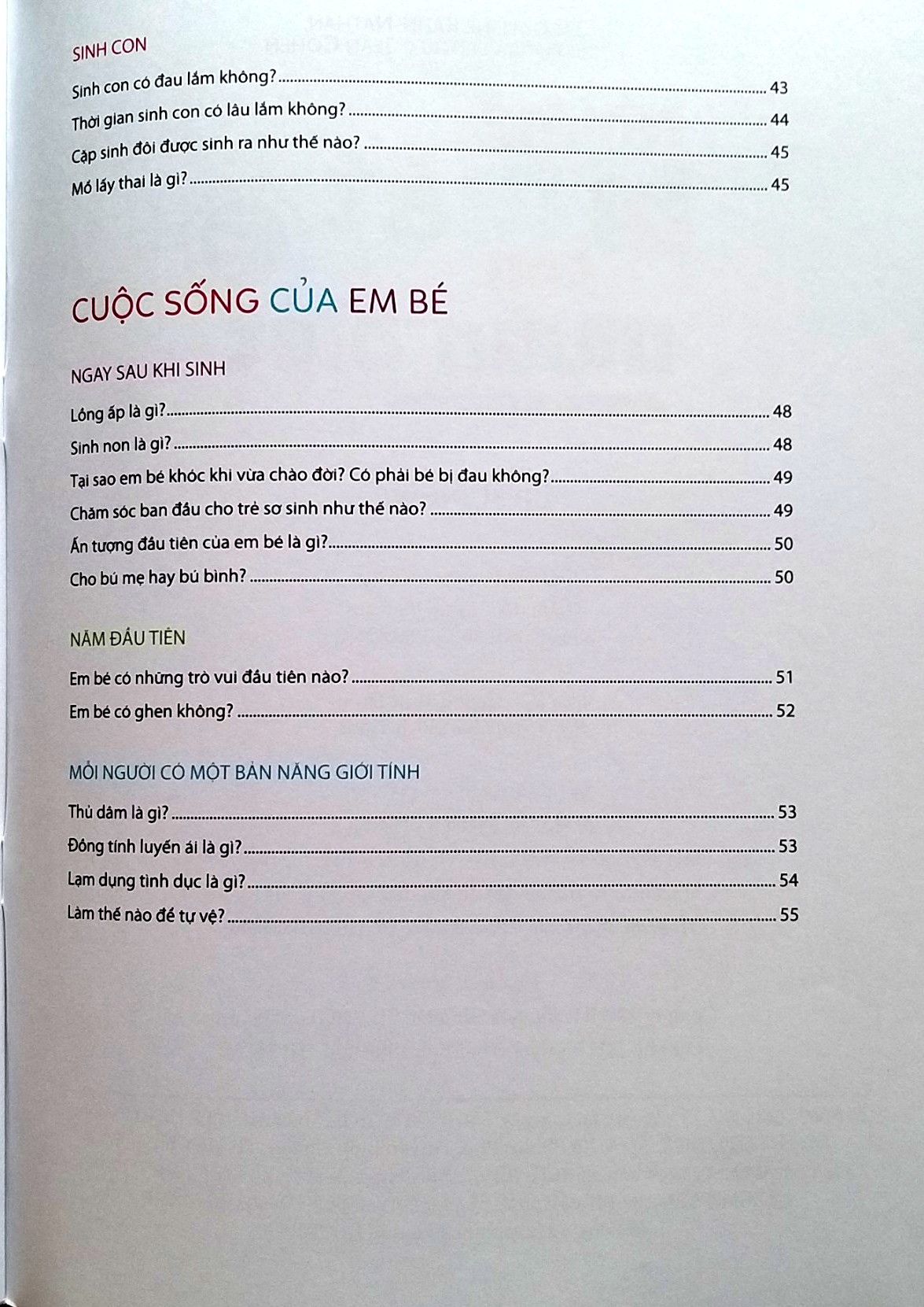 Những Bí Mật Con Muốn Biết