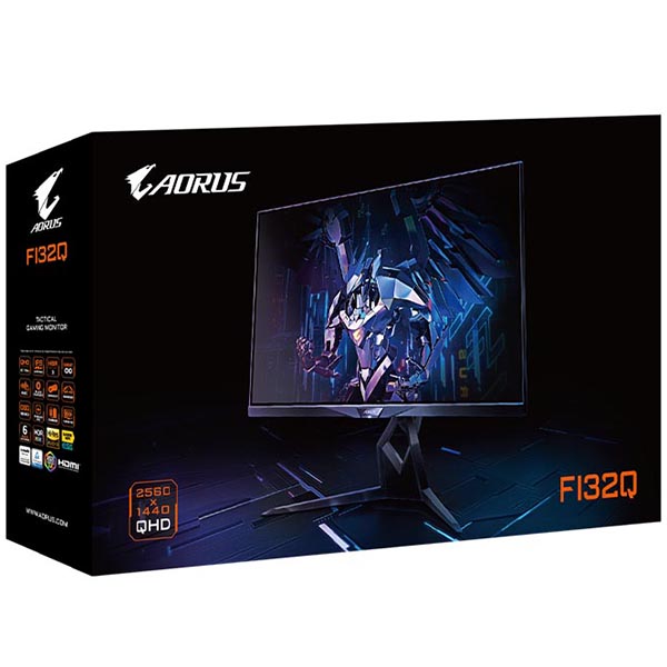 Màn hình Gigabyte Aorus FI32Q (31.5 inch/ QHD/ IPS/ 165Hz/ 1ms/ 350nits/ HDMI+DP+Audio) - Hàng Chính Hãng