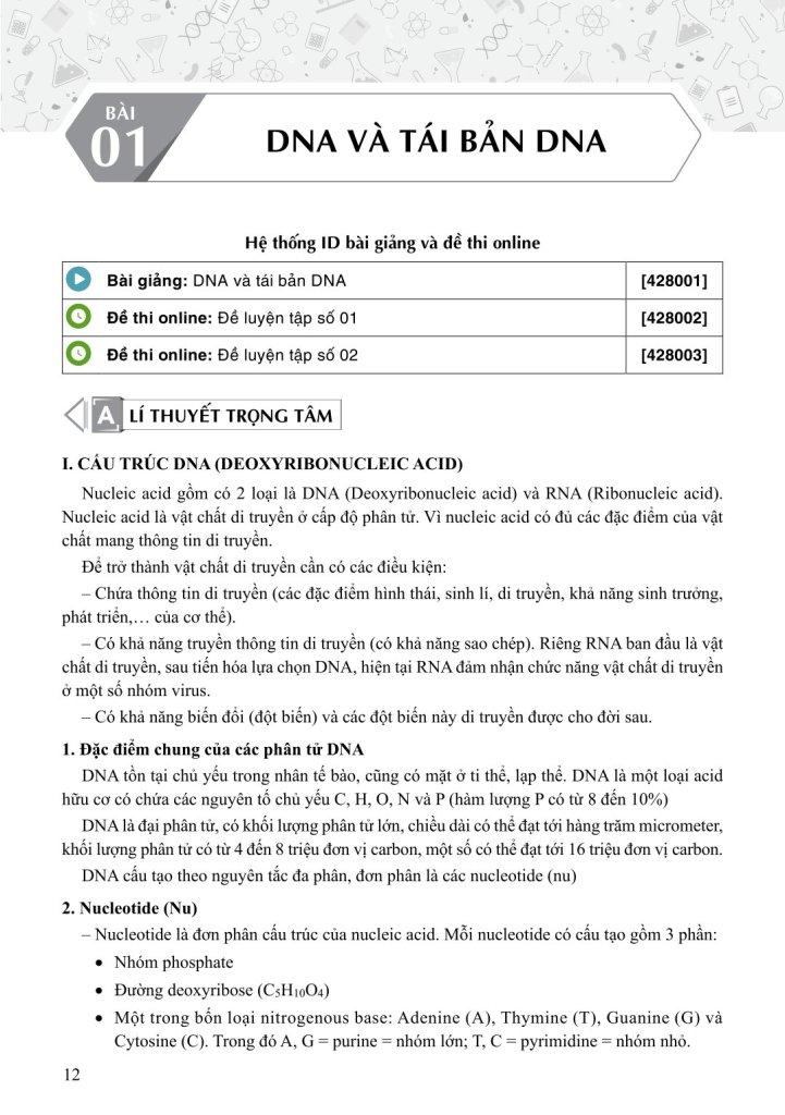 Sách - Tổng Ôn Sinh Học Tập 1 (Tái Bản 2025)