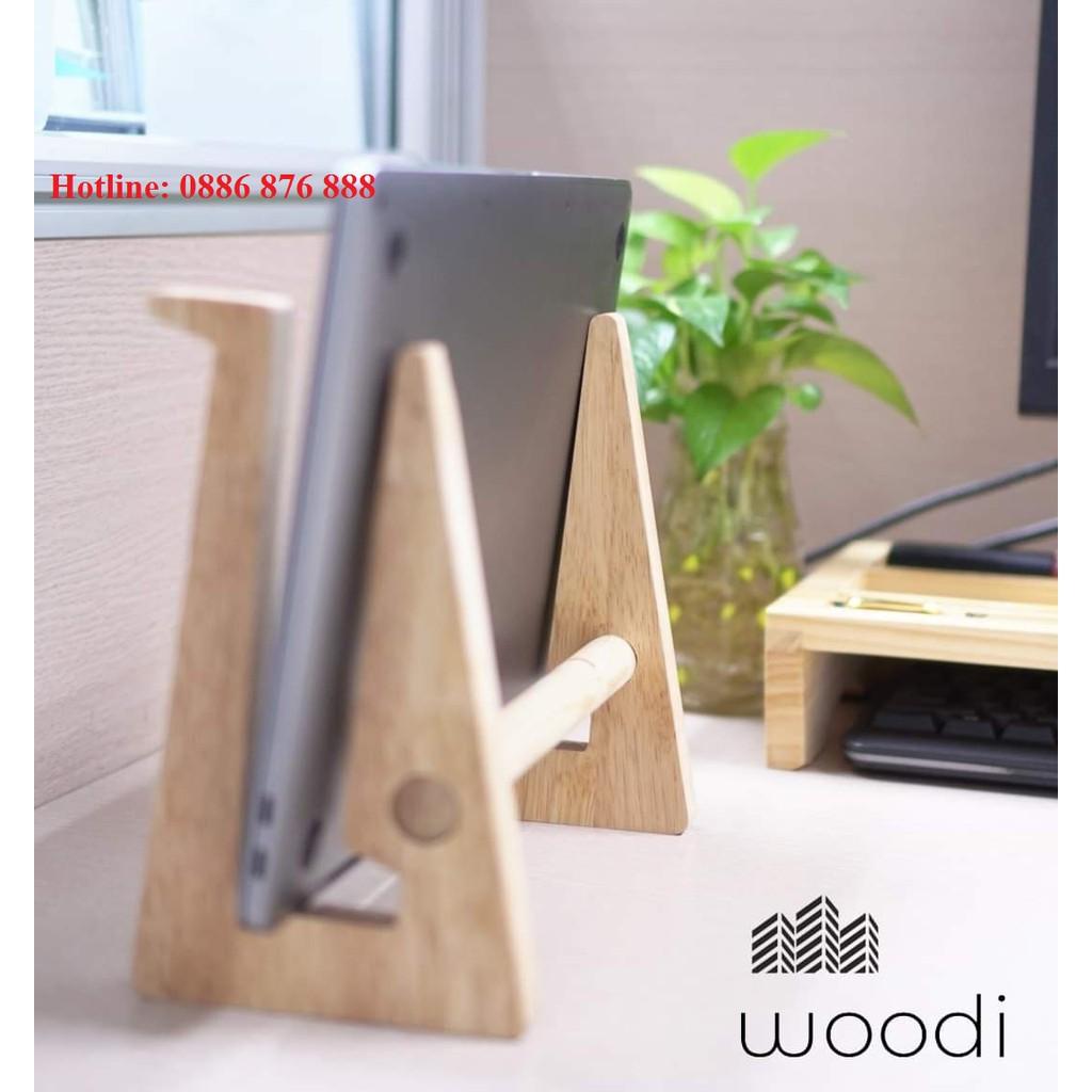 Đế tản nhiệt kiêm giá đ cho laptop, macbook bằng gỗ tự nhiên bền đẹp