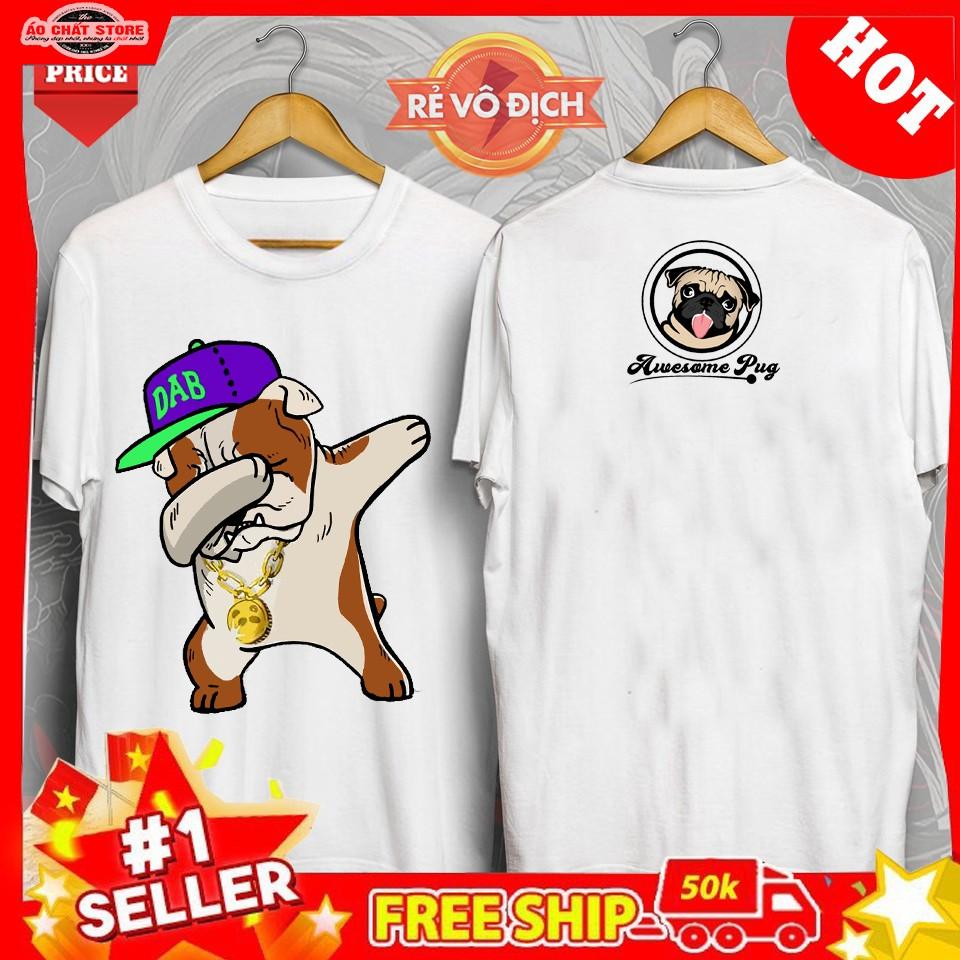 3 MẪU ÁO THUN CÚN MẶT XỆ SIÊU ĐỘC | PUG DOG CUTE TSHIRT