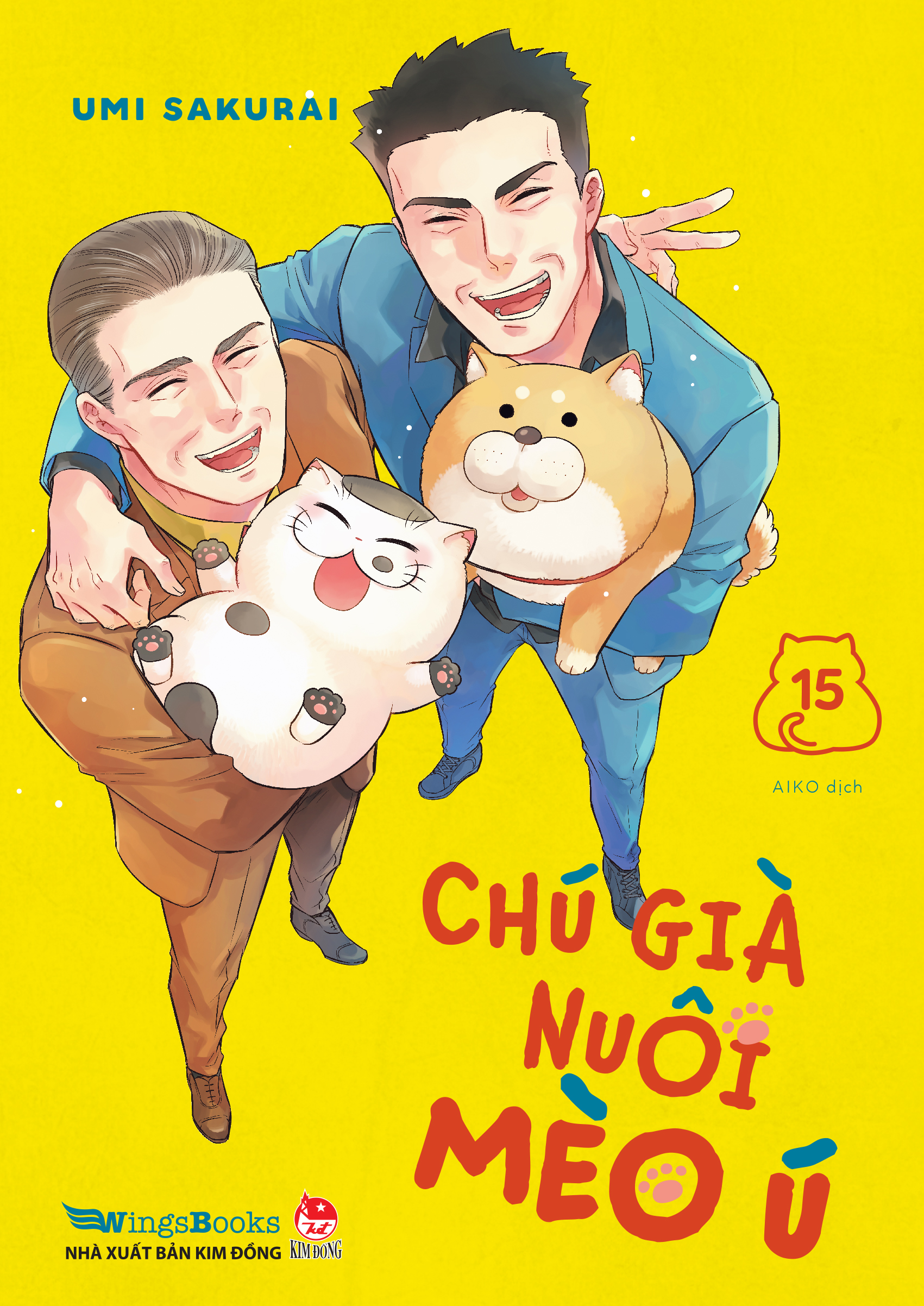 Sách Chú Già Nuôi Mèo Ú - Tập 15 [Tặng Kèm Postcard]