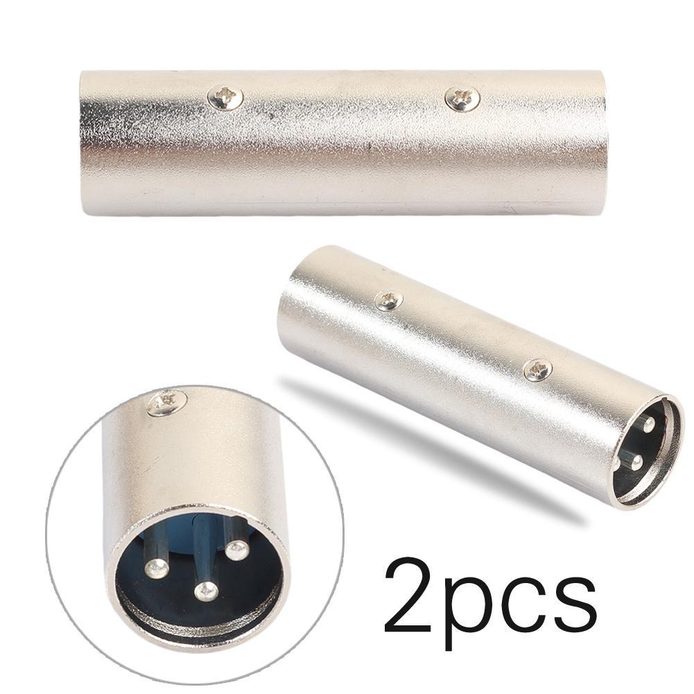 2 Đầu Nối Chuyển Đổi 3 Pin XLR Đực Sang XLR Cái