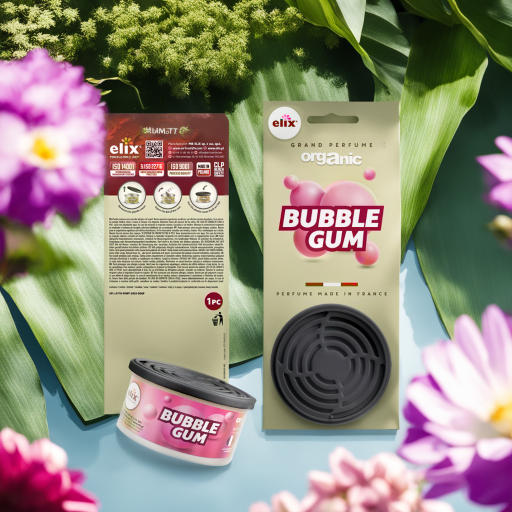 Sáp Thơm  để Taplo Ô tô Elix - Hương Bubble Gum (Kẹo gum)