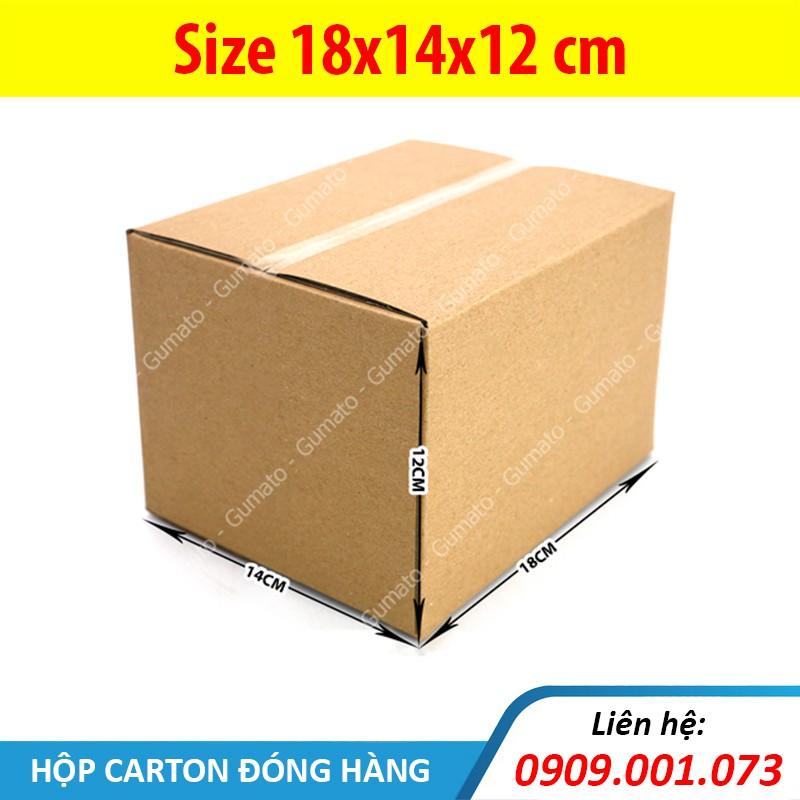 Hộp giấy P40 size 18x14x12 cm, thùng carton gói hàng Everest