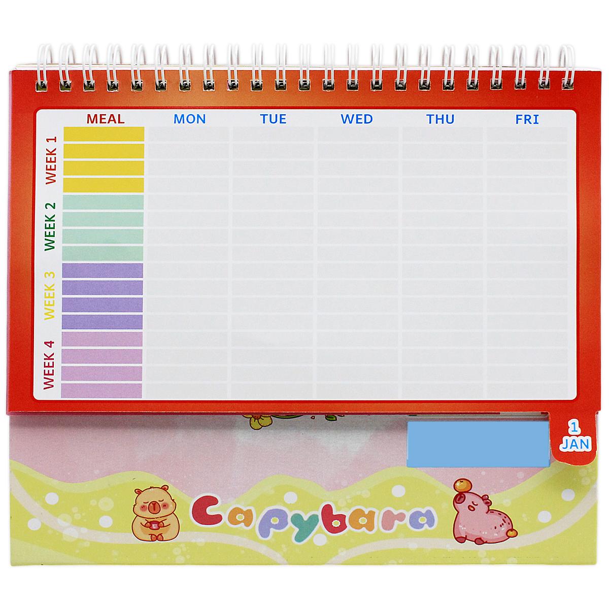 Lịch Để Bàn - Capybara Funny Time - 2025-GDPN-APYBARA
