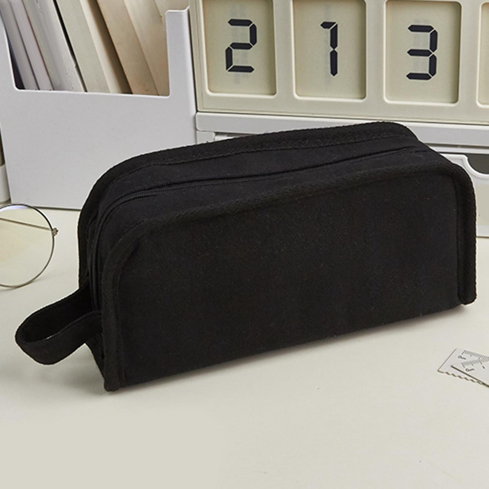 Wide Opening Pencil Pen Case, Large Capacity Zipper Pencil Pouch, Pencil Bag School Supplies for Girls, Stationery Organizer Marker Pouch Makeup Bag