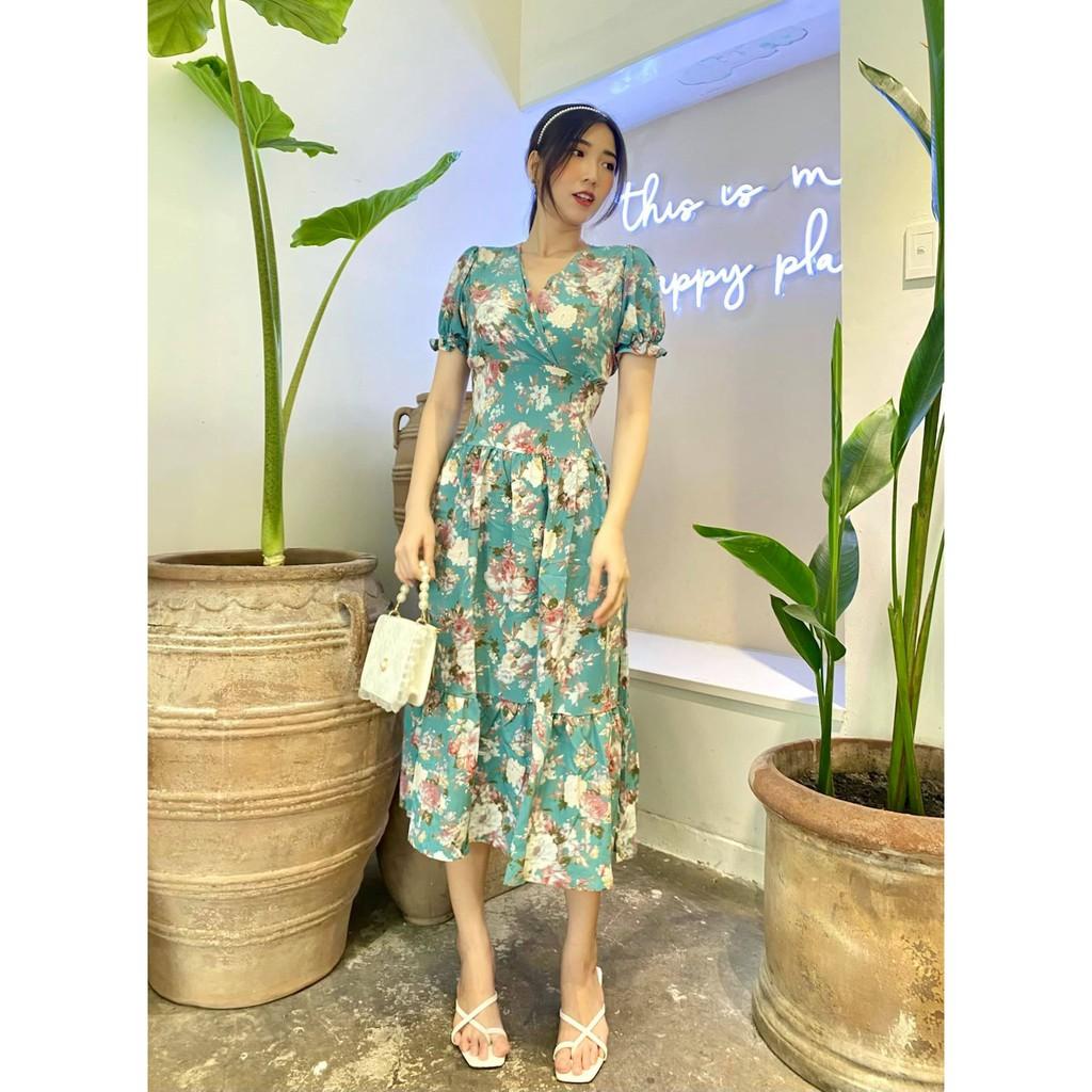 Đầm Hoa Lá Th05