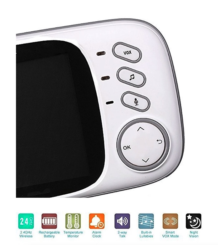 Máy báo khóc Camera Di Động Kèm Màn Hình Way VOX Night