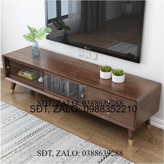 LUX.Kệ TiVi gỗ tự nhiên nguyên khối 1m8v- Nội thất gỗ phòng khách (kt 180x40x45cm)
