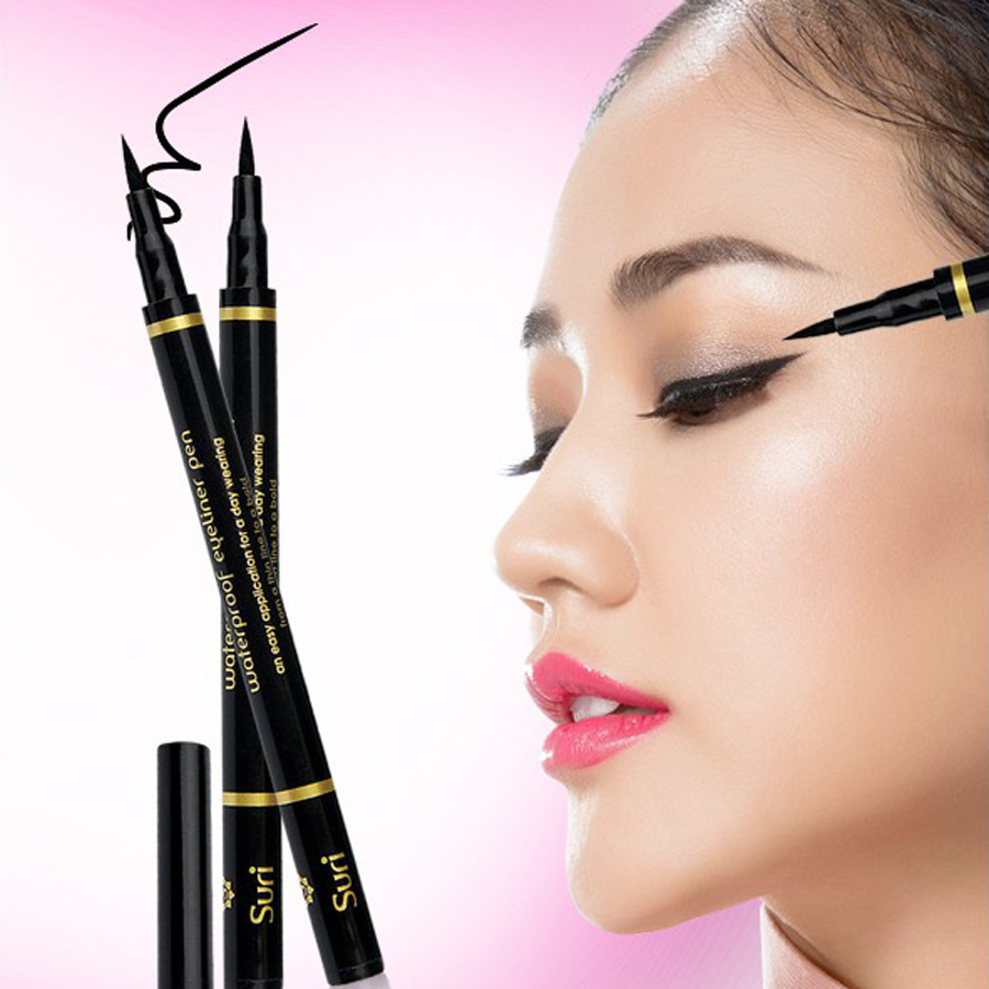 Bút Kẻ Mắt Nét Siêu Mảnh Không Trôi Suri Waterproof Eyeliner Pen