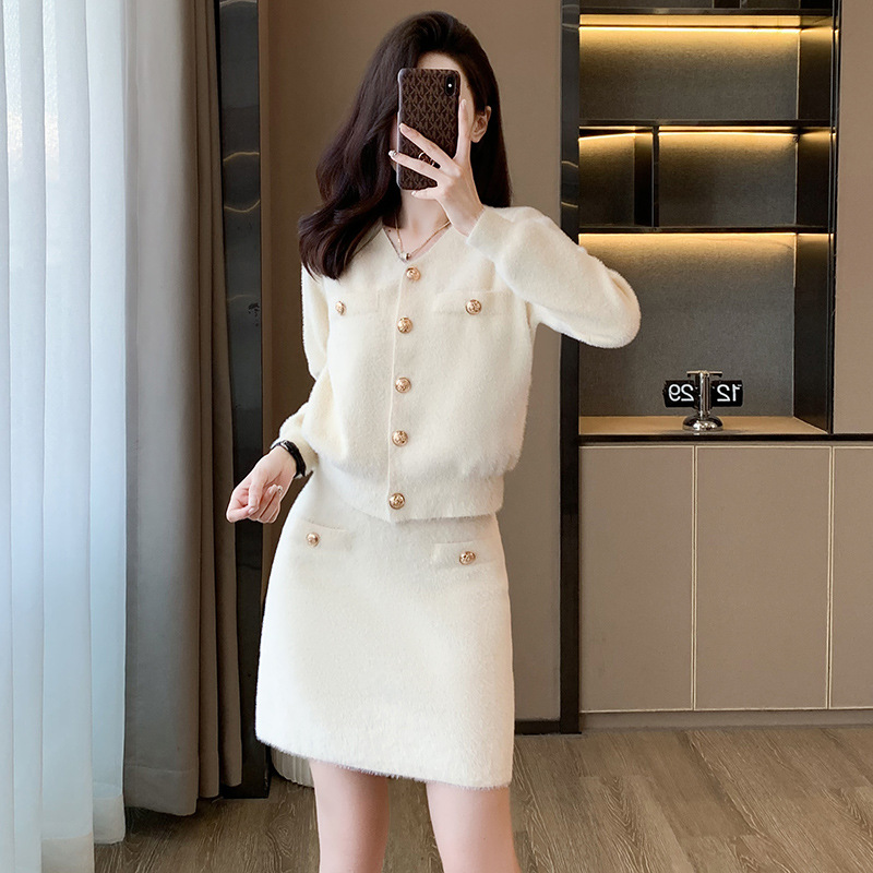 Sét Đầm Len Lông Cừu Mềm Đẹp Sang Chảnh AL94 - Hàng Quảng Châu Cao Cấp