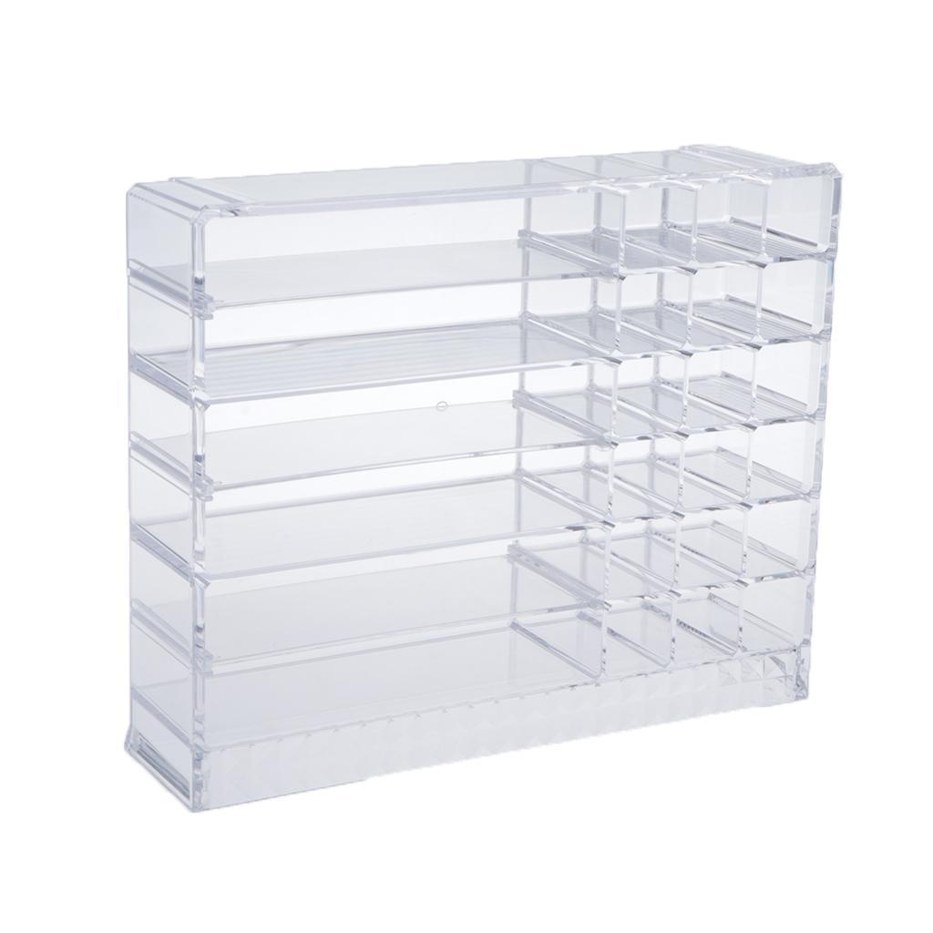 Cosmetic Organizer Clear Acrylic Makeup Box Display Perfume Jewellery Holder