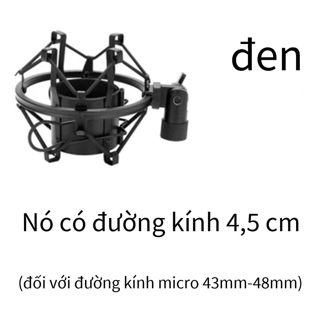 Vận Chuyển Nhanh Micro Thu Âm Kim Loại Chống Sốc Nhựa Micro Chống Sốc Đen Bạc Chống Sốc Sốc Kẹp Micro