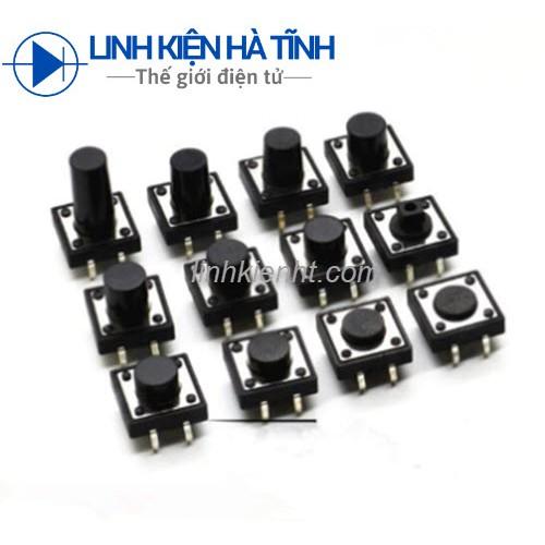 10 NÚT NHẤN 4 CHÂN NHIỀU LOẠI 12*12*12 5/8/9/10/12/MM