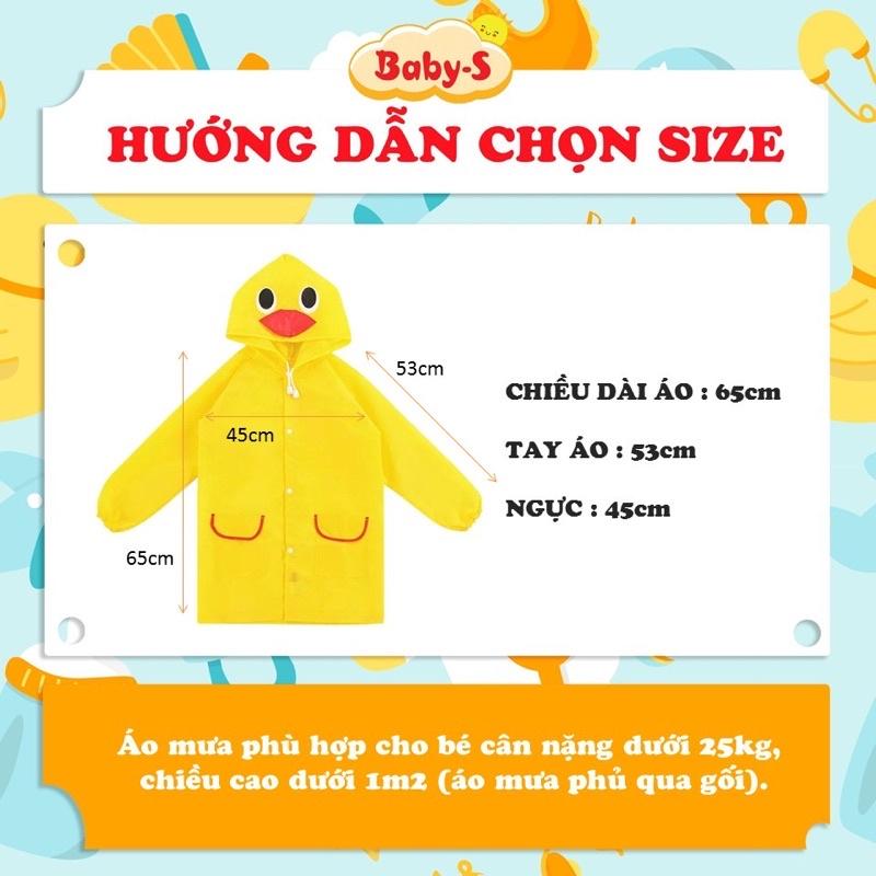 Áo Mưa Cho Bé, Áo Mưa In Họa Tiết Hoạt Hình Xinh Xắn Cho Bé Trai & Gái