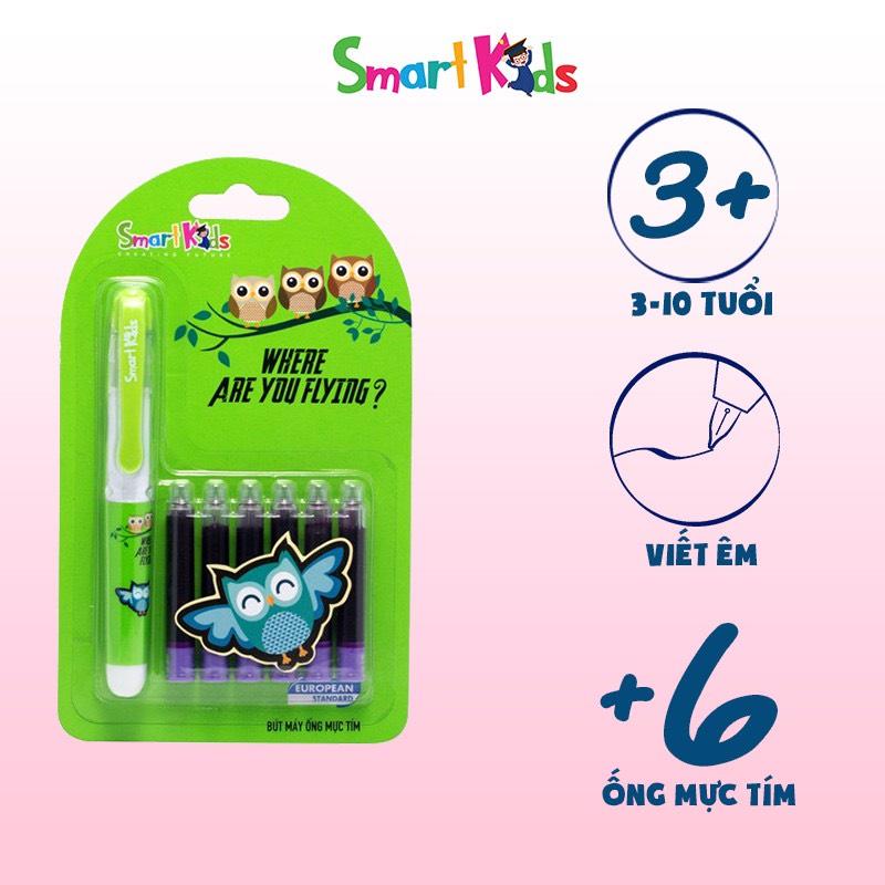 Bút máy Smartkids SK-CFP002 kèm 6 ống mực tím